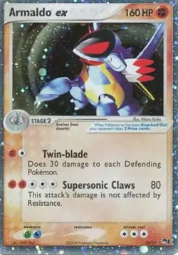 Armaldo-EX - 16/17 - Ultra Rare - Holo DMG, English Pokemon POP Series Promos 1 - Image 1