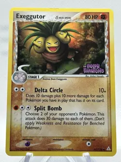 Pokemon TCG: Exeggutor (Delta Species) 41/110 (2006) Holon Phantoms Holo Stamped - Image 1