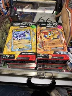 Victini ex & Miraidon ex Battle Decks Pokemon TCG Double Pack - Image 1