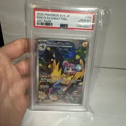 2025 POKEMON JPN SV9-BATTLE PARTNERS ART RARE #104 IONO'S KILOWATTREL PSA 10 - Image 1
