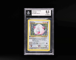 1999 Pokemon Base Set Shadowless 1st Edition Holo Chansey #3 BGS 8.5 NM-MT+ - Image 1