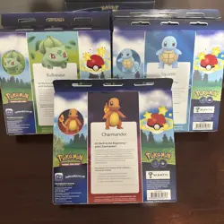 Pokemon GO Pin Collection Set of 3 Charmander Squirtle Bulbasaur Promo SEALED - Image 2