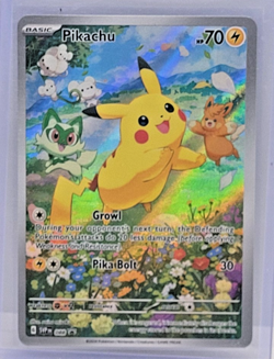 Pokemon TCG Pikachu SVP 088 2024 Paldea Adventure Chest Black Star Promo - Mint - Image 1