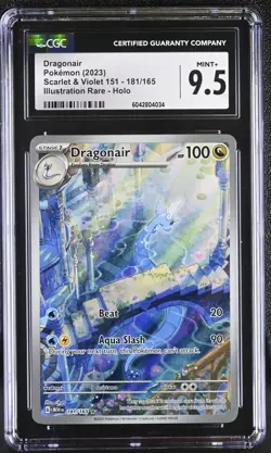 Dragonaire Holo 181/165 Scarlet & Violet 151 Pokemon 2023 CGC 9.5 MINT+ - Image 1