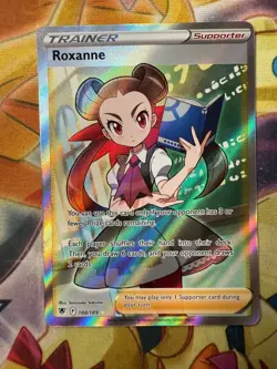 Roxanne 188/189 Pokemon Astral Radiance Full Art Trainer Near Mint - Image 1