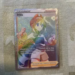 Irida 204/189 Pokemon TCG Astral Radiance Holo Secret Rare Rainbow Rare NM - Image 1