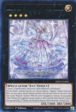 1x Rilliona, the Wondrous Magistu NM Eng YuGiOh - 2022 Mega Tin - Pharoah's Gods - Image 1