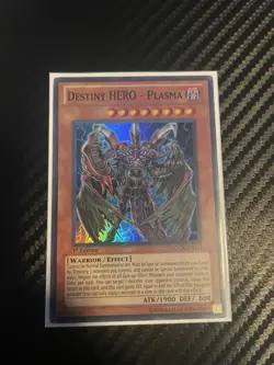 Yu-Gi-Oh Destiny Hero Plasma Super Rare 1st Edition LCGX-EN134 - Image 1