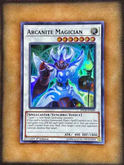 Yugioh Arcanite Magician INCH-EN049 Super Rare 1st Ed NM - Image 1
