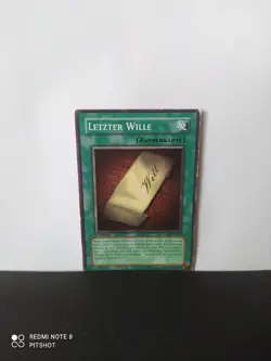 1. AUFLAGE Letzter Wille / Last Will - YU-GI-OH SDY - Image 1