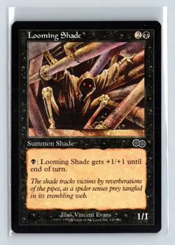 LOOMING SHADE - MTG Magic the Gathering Card - Urza's Saga - Common - Image 1