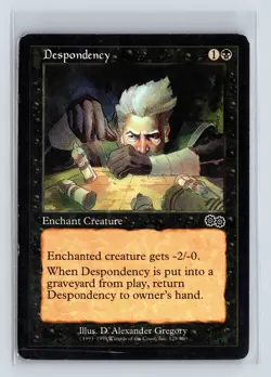 DESPONDENCY - MTG Magic the Gathering Card - Urza's Saga - Common - Image 1