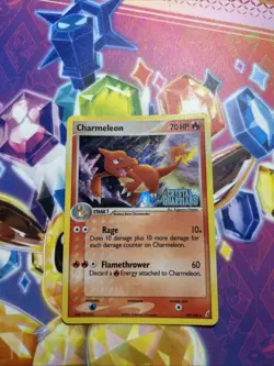 Charmeleon 29/100 Ex Crystal Guardians Reverse Holo Foil Stamped Pokemon Card MP - Image 1