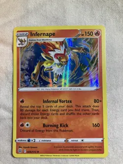 Pokemon TCG Infernape Holo Rare Card 026/172 Brilliant Stars NM Condition - Image 1