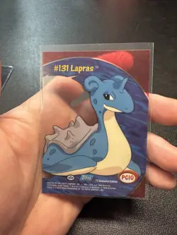 2000 Topps #131 Lapras PC10 Pokemon TV Animation Edition Series 3 Clear card NM - Image 2