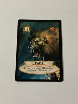 Hyborian Gates CCG Card Chaos Companion Feline - Image 1