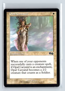 OPAL CARYATID - MTG Magic the Gathering Card - Urza's Saga - Common - Image 1