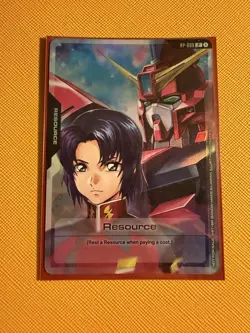Gundam Card Game RP-008 Promo English Resource Card - Athrun Zala Justice - Image 1