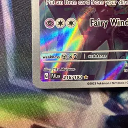 Pokemon TCG Tinkatink Holo Card 216/193 Sv02: Paldea Evolved - Image 2