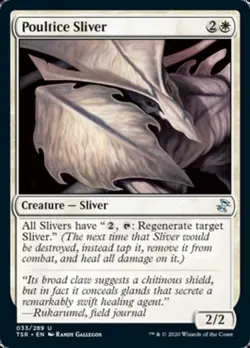 MTG - Poultice Sliver [Time Spiral Remastered] Foil - Image 1
