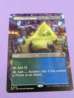MTG Magic: Aetherdrift: Willowrush Verge Borderless #0375 Rare - NM - Image 1