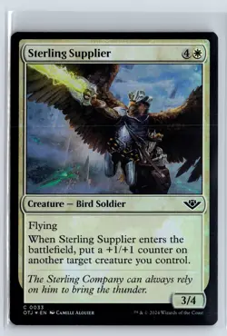 FOIL Sterling Supplier Outlaws of Thunder Junction - MTG Magic the Gatherin - Image 1