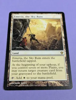 MTG Magic: Zendikar: Emeria, the Sky Ruin #213/249 Rare - LP - Image 1