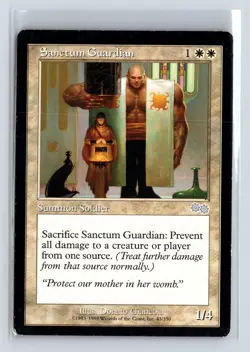 SANCTUM GUARDIAN - MTG Magic the Gathering Card - Urza's Saga - Uncommon - Image 1