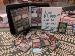 MTG Collection Lot Magic The Gathering Foil Rare binder - Image 1