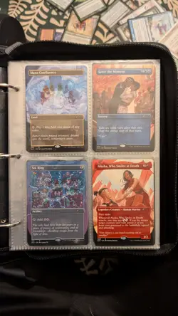 MTG Collection Lot Magic The Gathering Foil Rare binder - Image 2