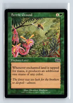 FERTILE GROUND - MTG Magic the Gathering Card - Urza's Saga - Common - Image 1