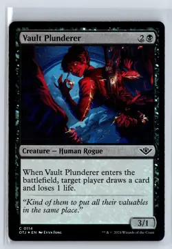 FOIL Vault Plunderer Outlaws of Thunder Junction - MTG Magic the Gathering Card - Image 1
