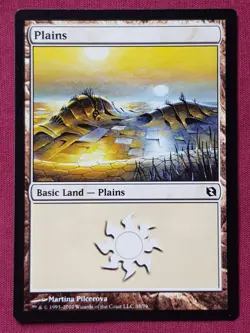Magic The Gathering DUEL DECKS ELSPETH VS TEZZERET PLAINS 38 land card MTG - Image 1