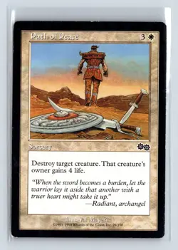 PATH OF PEACE - MTG Magic the Gathering Card - Urza's Saga - Common - Image 1