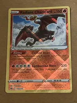 Radiant Charizard - 020/159 - Pokemon Crown Zenith Sword & Shield Ultra Rare NM - Image 1