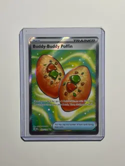 Buddy-buddy Poffin 167/132 Ultra Rare Full Art Mega Evolutions Pokemon TCG NM - Image 1