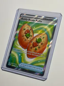 Buddy-buddy Poffin 167/132 Ultra Rare Full Art Mega Evolutions Pokemon TCG NM - Image 2