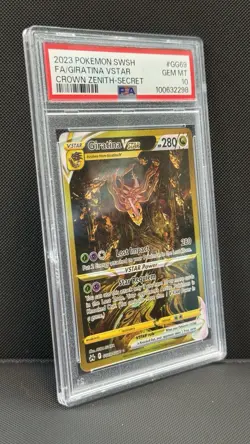 2023 POKEMON SWORD & SHIELD CROWN ZENITH SECRET GIRATINA VSTAR PSA 10 - Image 2