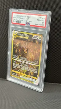 2023 POKEMON SWORD & SHIELD CROWN ZENITH SECRET GIRATINA VSTAR PSA 10 - Image 3