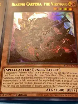 3x Blazing Cartesia, The Virtuous | BLTR-EN080 | UR | NM | 1st Edition | YuGiOh! - Image 4