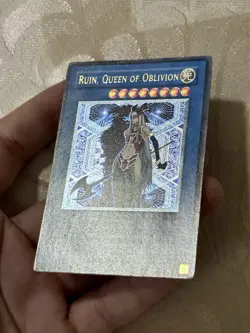 Yugioh Ruin, Queen of Oblivion SOI-EN034 Ultimate Rare 1st Ed LP - Image 4