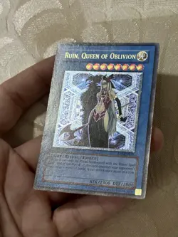 Yugioh Ruin, Queen of Oblivion SOI-EN034 Ultimate Rare 1st Ed LP - Image 5