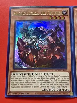 3x Blazing Cartesia, The Virtuous | BLTR-EN080 | UR | LP | 1st Edition | YuGiOh! - Image 3