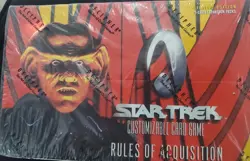 Star Trek CCG Rules of Acquisition Limited Edition 30ea 9 Card Expansion Packs - Image 2