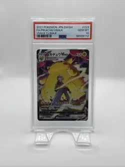 PSA 10 Pikachu VMAX 223/184 CSR 2021 Vmax Climax Pokemon Card Game Japanese - Image 2