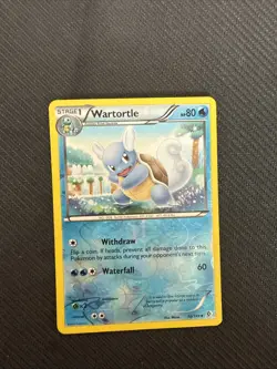 Pokemon Black White Boundaries Crossed Wartortle 30/149 Reverse Holo Card TCG LP - Image 1