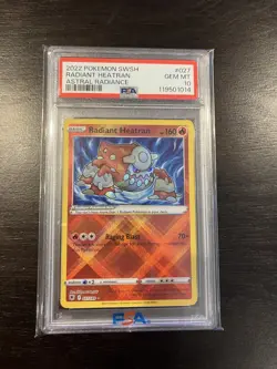 Radiant Heatran 027/189 SWSH Astral Radiance Holo Pokemon Card PSA 10 GEM MINT - Image 4