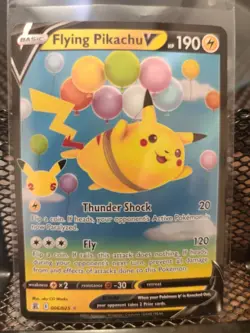 Flying Pikachu V 006/025 Pokemon Card Celebrations 25th Anniversary M-NM - Image 1