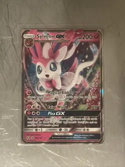 Pokemon TCG Sylveon GX Alternate Art Promo Card 92a/145 Ultra Rare - Image 1