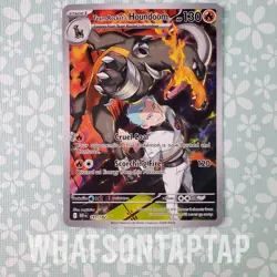 Pokemon Card Team Rockets Houndoom 191/182 Scarlet Violet Destined Rivals LP - Image 1
